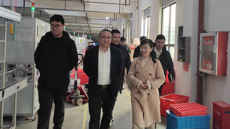 溫州市商務局領導林松青一行走訪調(diào)研卡斯帕新能源